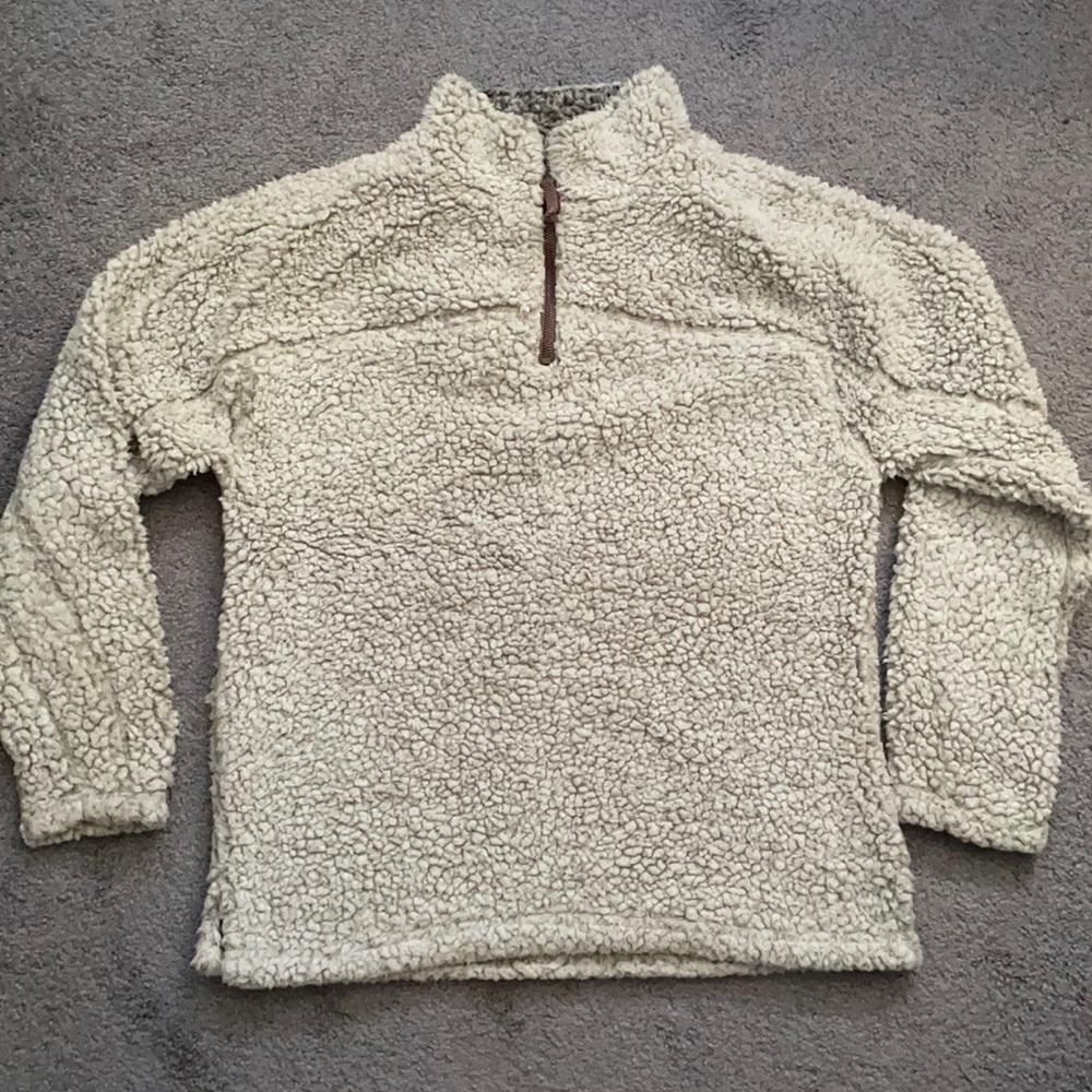 True Grit fuzzy fleece quarter zip!